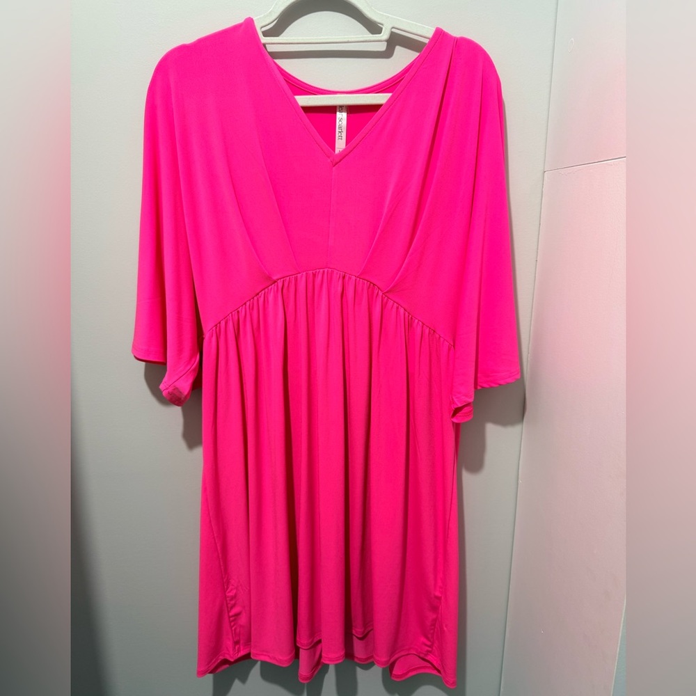 Dear Scarlett Hot Pink Dreamer Dress